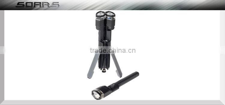 NS581 triangle multifunctional desk lamp with 6AAA battery