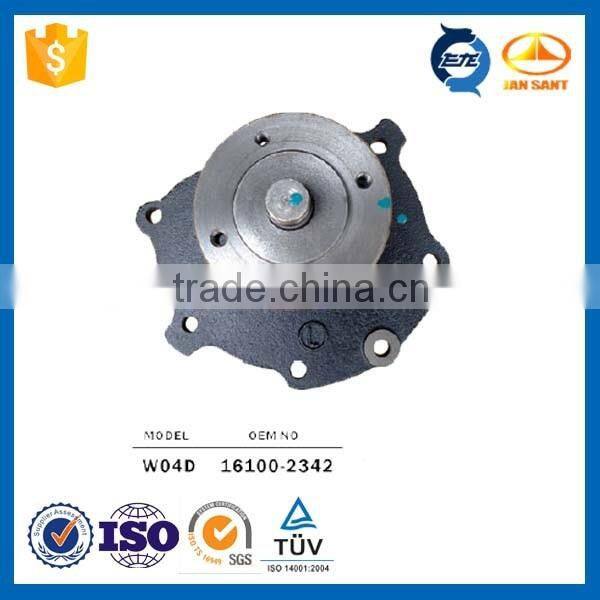 Water pump assembly for Hino truck engine W04D