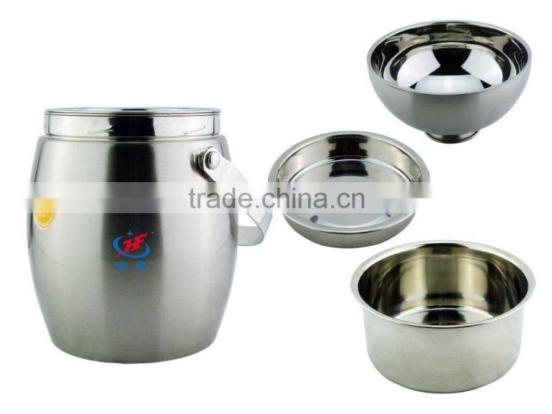 stainless steel vacuum insulated foldable food warmer bento lunch box set