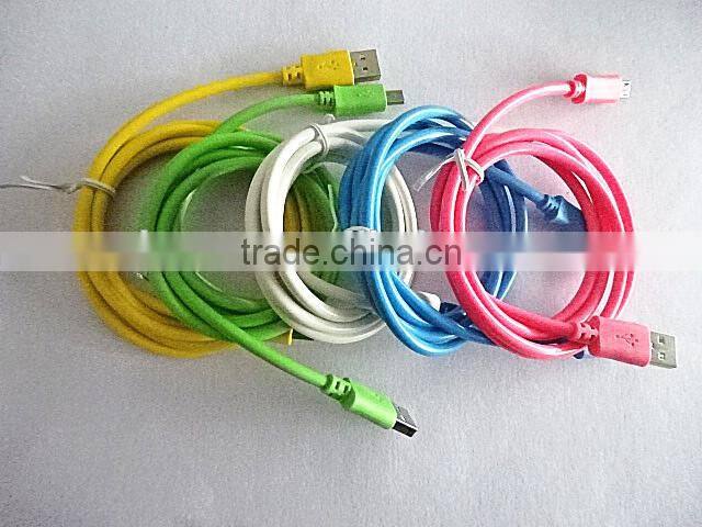micro usb colored smart phone cable