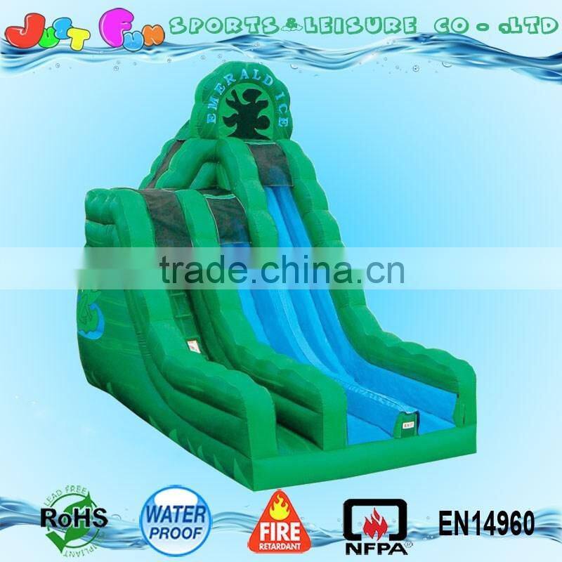 new-designed dual porpuse wet and dry inflatable slide for adults and kids for sale