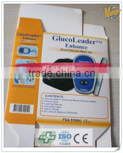 PC downloading FDA certificate new blood glucose meter Enhance