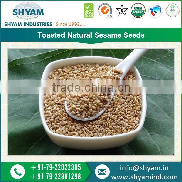 Selectively Processed and Purified Toasted Natural Sesame Seeds for Sale