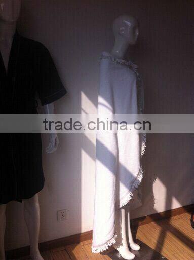1500mm Turkish White Round Beach Towel with Tassels for Australia market