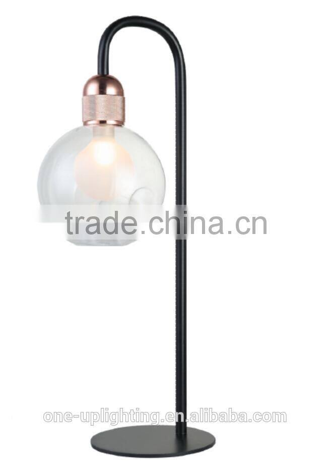 MT3184-CP LED GLASS TABLE LAMP