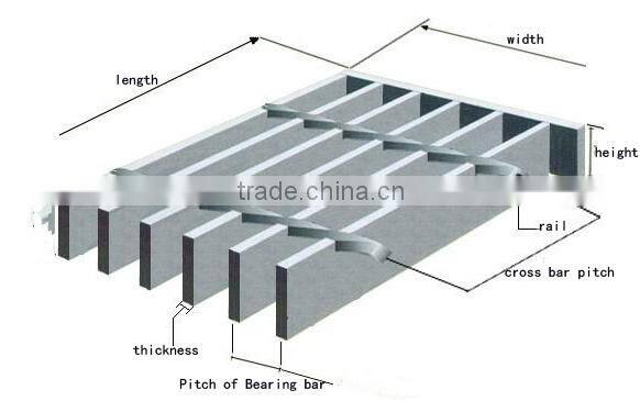 Best selling welded bar grating and flooring steel bar grating price