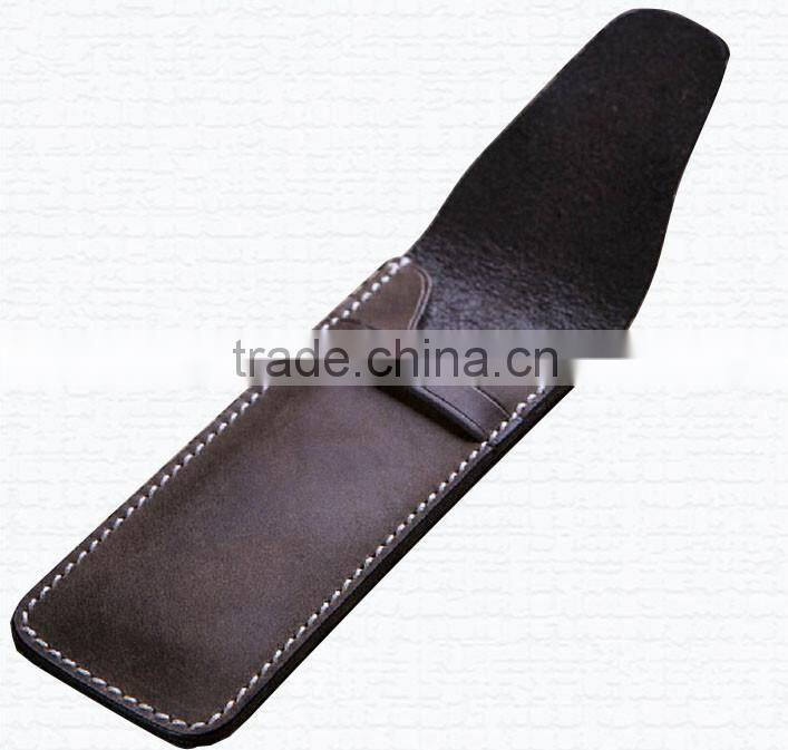 2016 leather pen pouch custom pen holder wholesale pencil case,custom pen bag
