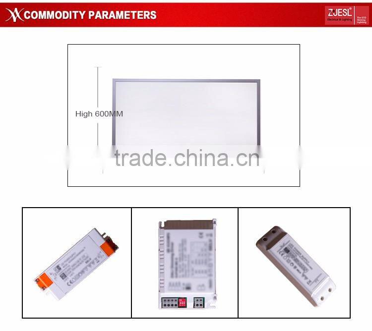 UL 600*1200mm Ra>80 PF>0.95 75W Aluminum Led Panel Light for Airport Railway Station