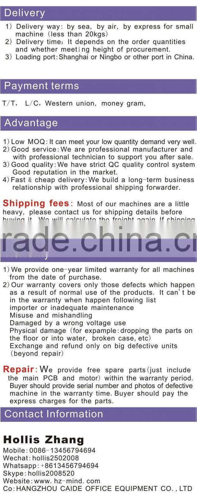 (86*54mm)Bench Electric PVC Card Puncher