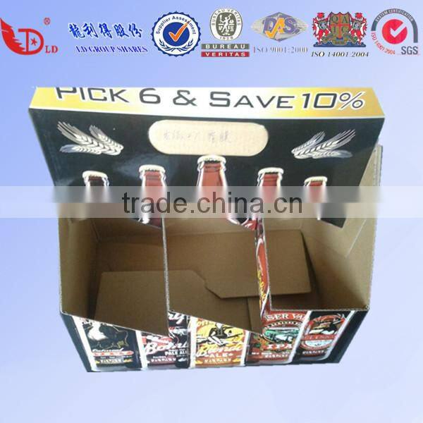 Colorful printing single wine glass packing paper box