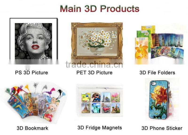 3D mouse pad with lenticular effect