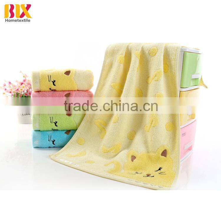 High Quality Cotton Fabric Hello Kitty Yarn Dyed Towel