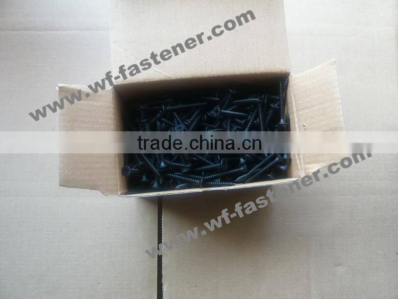 Good price flat head drywall screw ,fine/corase thread,black/grey phospated, China manufacturers&exporters&importers