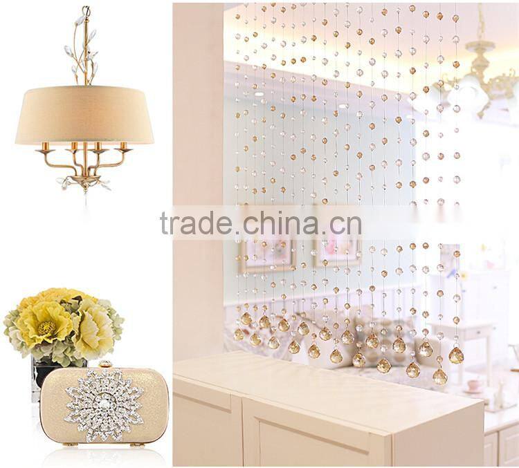 Latest christmas designs hanging door beads curtain for living room
