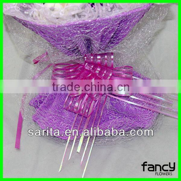 sweet love plush doll bouquet 9 pcs bears 11 pcs purple rose artificial flowers creative gifts Valentines Present