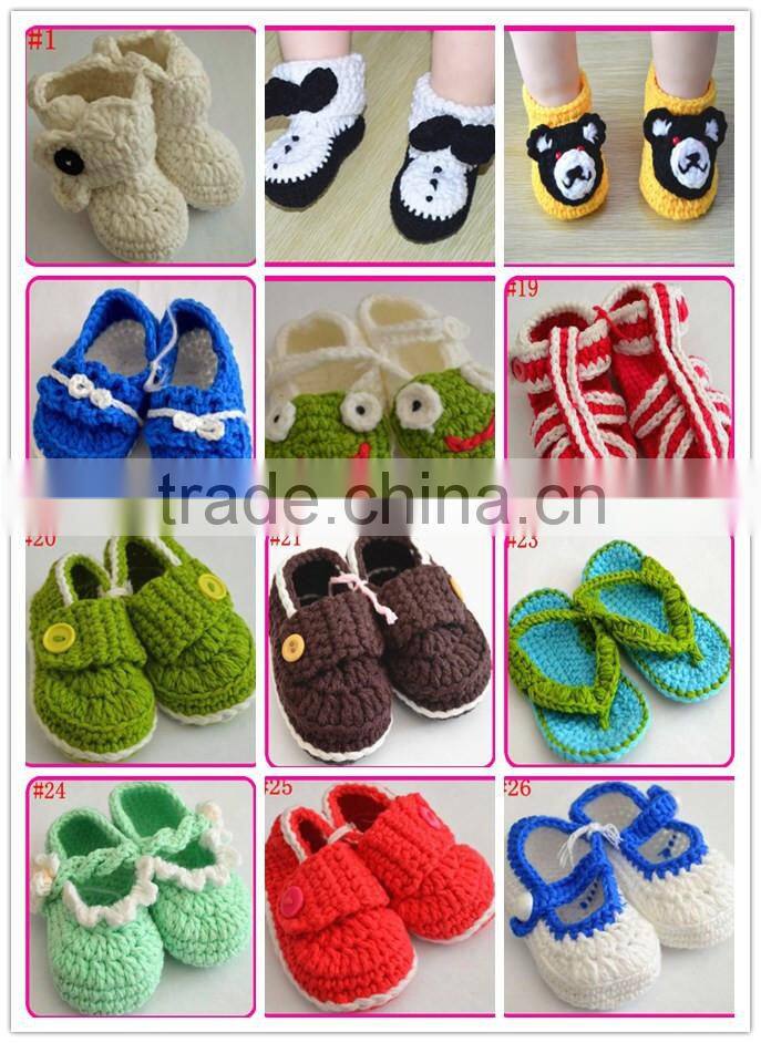 cute handmade baby crochet booties