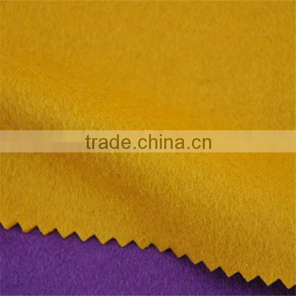 Running super fine wool cashmere blend super soft fleece fabric for woman's winter coats