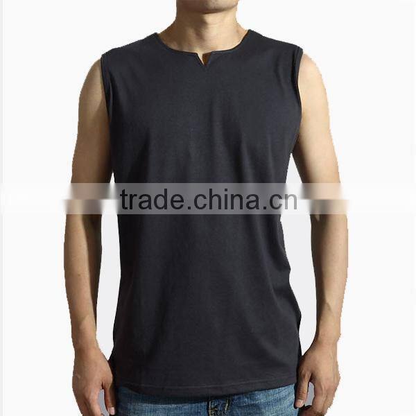 Small V-neck T Shirt Fashion Tank Top Mens (lyt-060088)