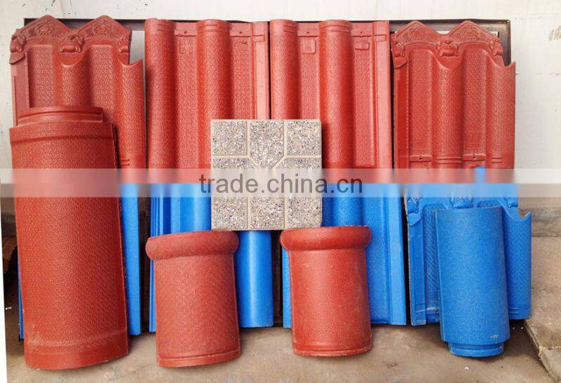 hot selling color concrete cement roof and terrazzo floor tile making machine