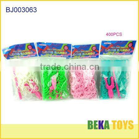Popular diy rubber watch loom band kit make rain loom bracelet