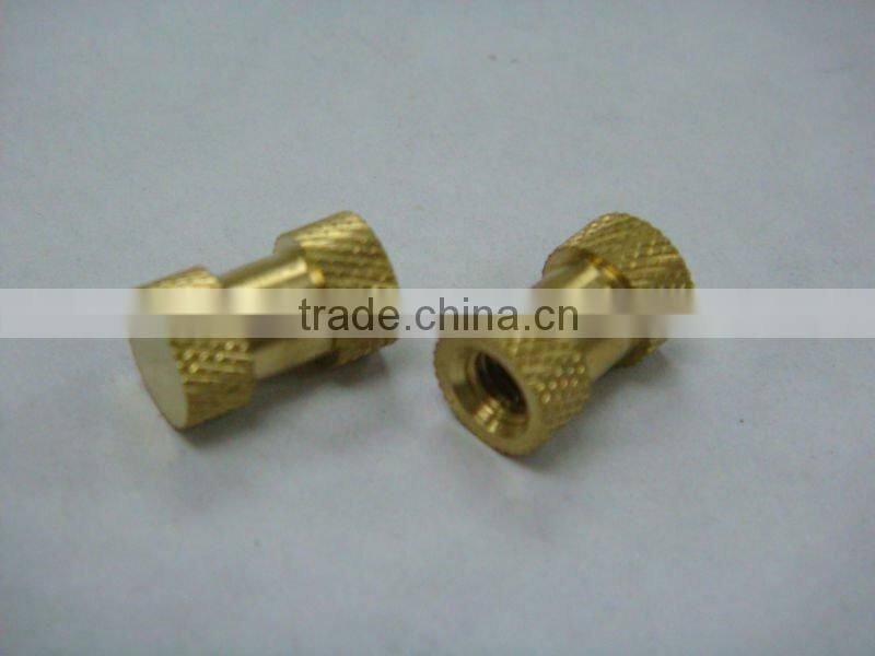 knurling brass insert