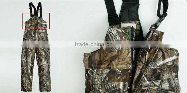Custom inslated camo hunting pants