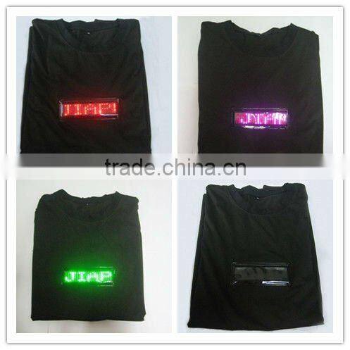 2015 new style fashion LED t shirt panel with led light