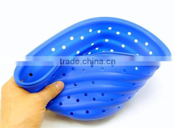 Popular folding free stretched spiral-cut fruit basket