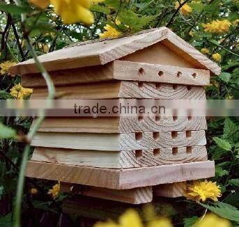 Disassembly wooden bee hive habitat