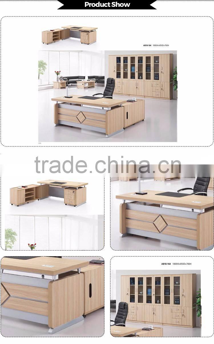 M016 Furniture modern wood computer desk and wardrobe