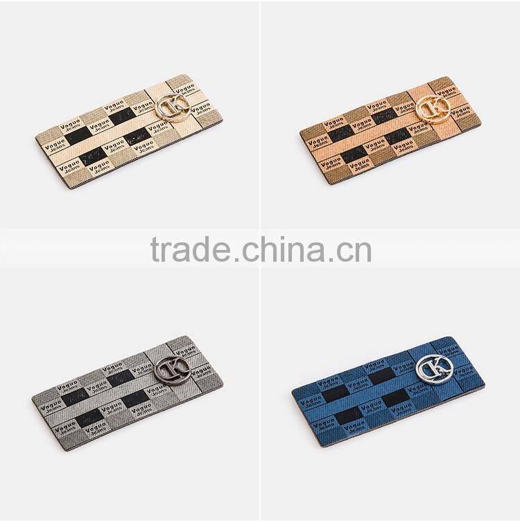 All types of leather patches patches for kids jeans leather embossing patch