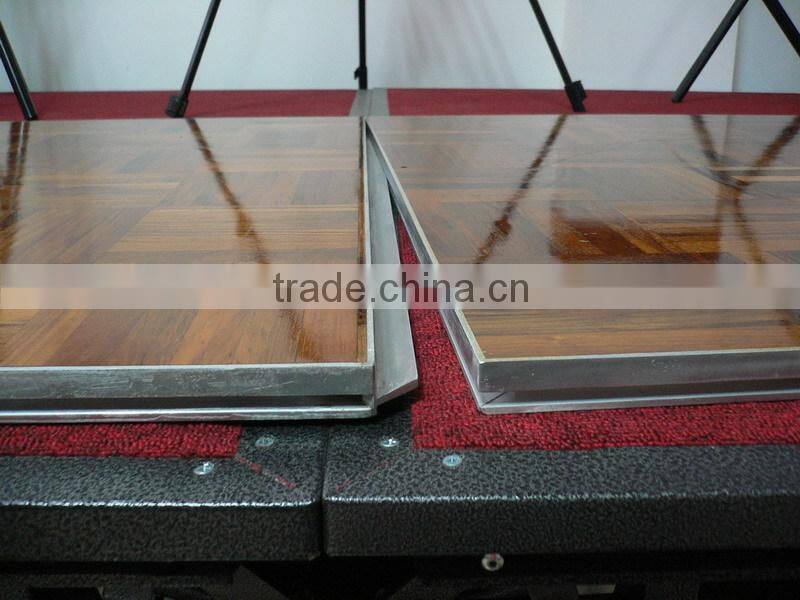Top quality portable decoration wood dance floor for sale