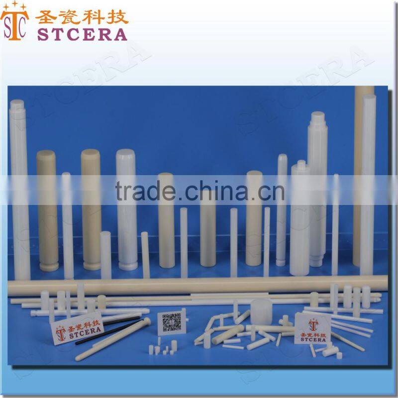 STCERA Wear Resistant Ceramic Shaft Ceramic Pin Ceramic Plunger