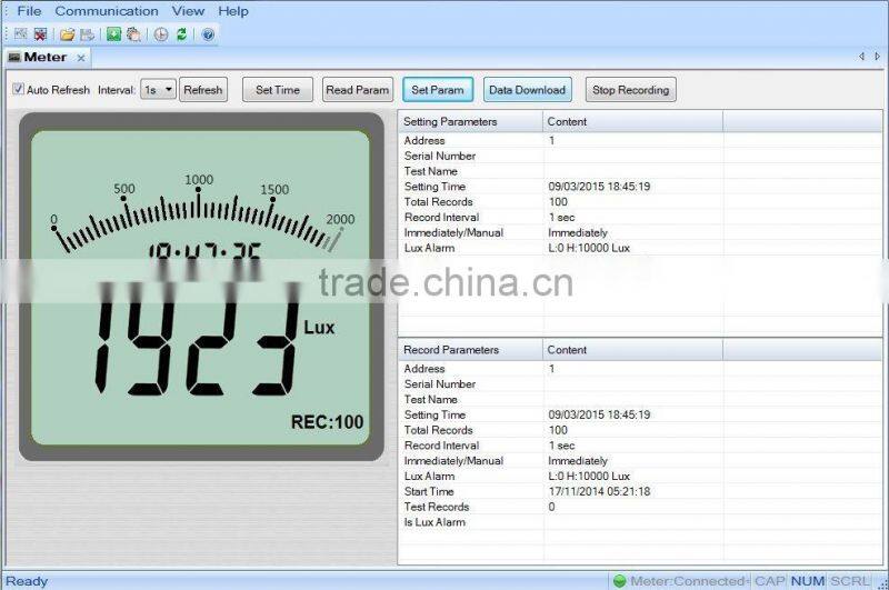 China supplier digital light meter recorder/portable light meter TL-600