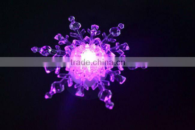LED christmas light for X-mas snowflake*Mini portable luminaire led lamp