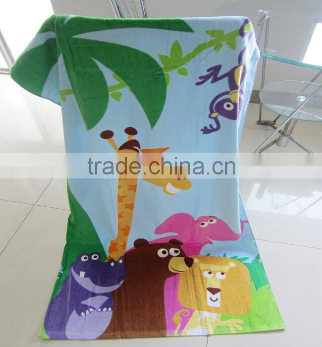 100% cotton green color special pineapple design printing beach towel pareo ethnic felling beach towel