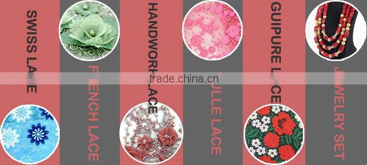 korea Tulle lace African embroidered tulle lace beaded tulle fabric