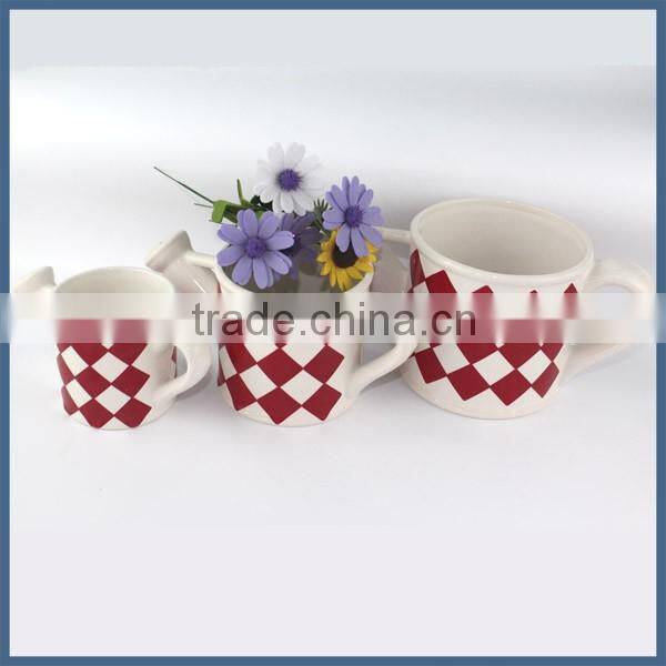 Modern simple style indoor decorative ceramic watering can