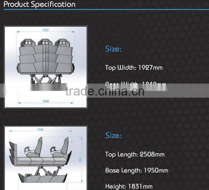 Sentron top sale in 2015 6 seats Virtual reality cinema goggles cinema simulator, 6 seats VR cinema, 6 seats vr simulator
