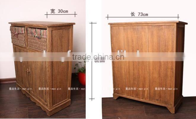 Manufacturers selling to Korean rural style furniture porch ark to receive contracted solid wood shoe ark store content ark