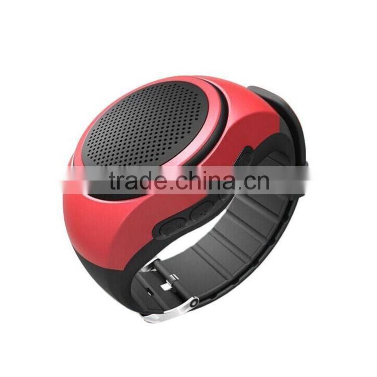 Wireless Speakers Bracelet Wristband Band Bluetooth Speaker Mini Hands Free Remote Control Selfie-timer +Phone Anti-Lost