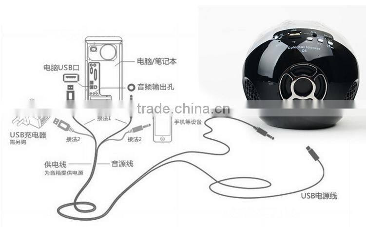 Q8 mini wireless bluetooth speaker portable speaker with fm radio