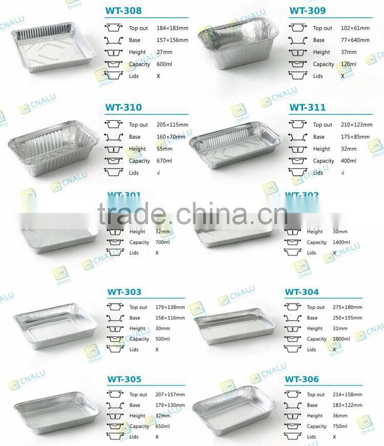 Aluminium Foil Container for BBQ