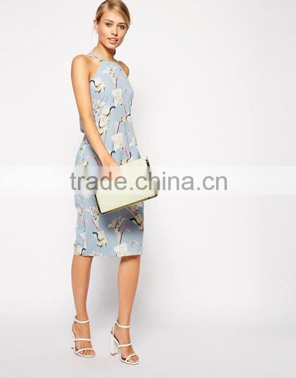 2015 New Design Women Fashion Models of Dresses to The Knee