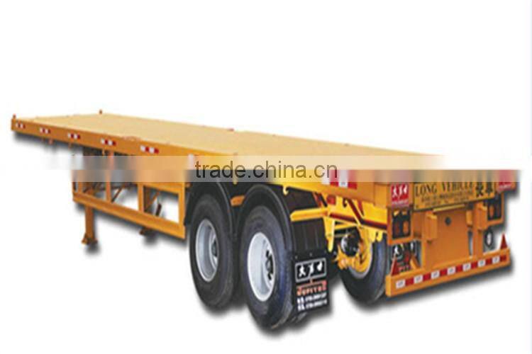 New 40' Flatbed Trailer 2 3 4 axle lowbed lowboy flatbed semi trailer
