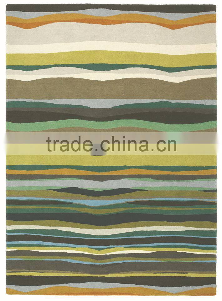 Amazing red hand tufted rug for decoration, apartment