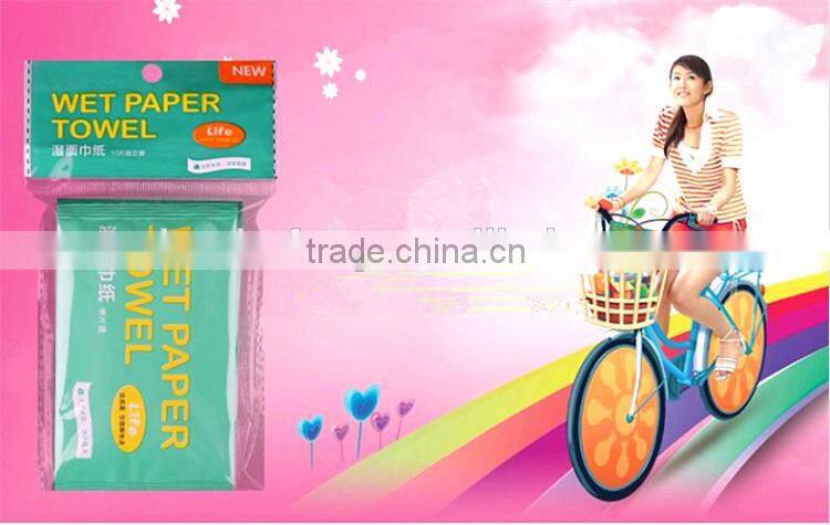 One Piece Individual Wrapped Cleaning Wet Wipe Tissue