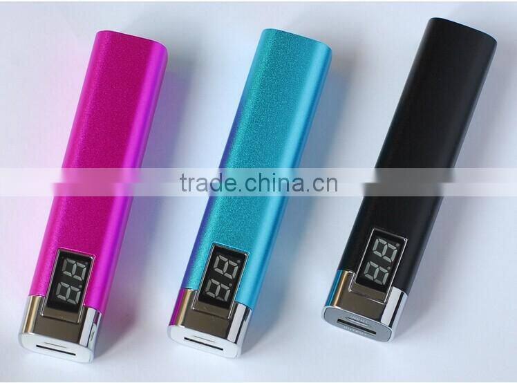 factory supply the cheapest best price portable power bank charger with LCD oled screen display