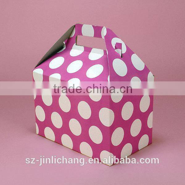 pretty small colorful printed paper packing box wholesale