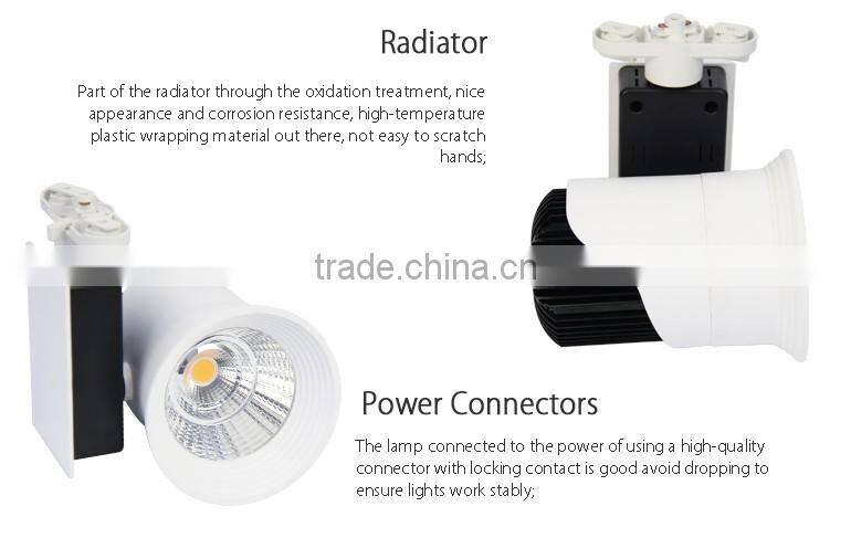 95Ra commercial high power dimmable track led lights 30w